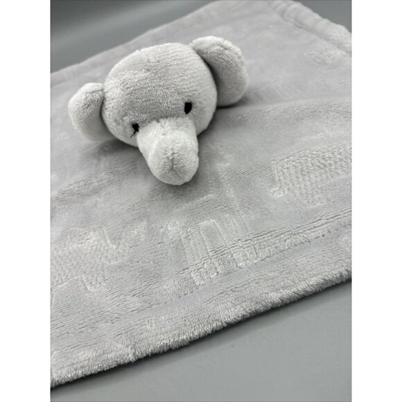 Gray Elephant Baby Lovey‎ Security Blanket Plush - Picture 3 of 5